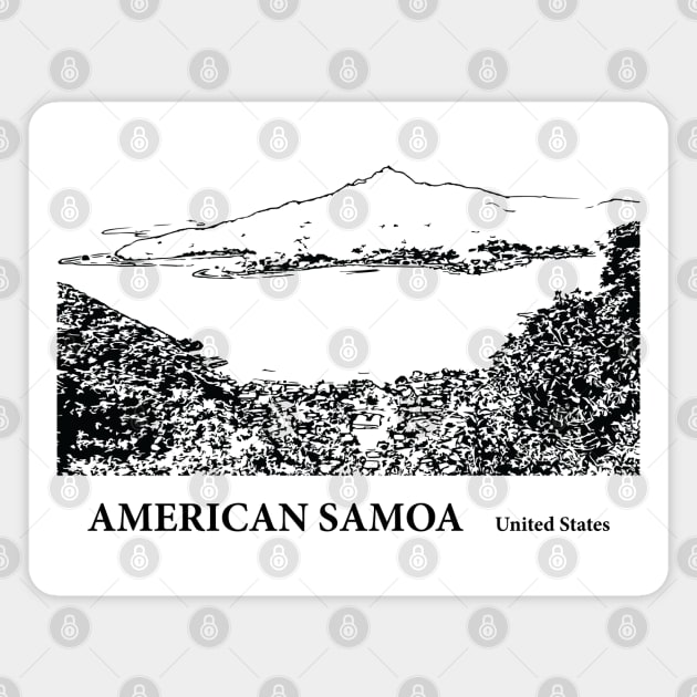 American Samoa Magnet by Lakeric